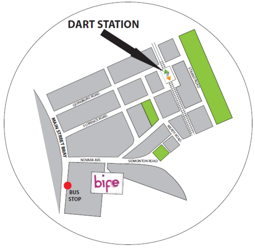 Bray Institute Directions Map